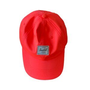 Herschel Supply Co. Sylas Neon Pink Strapback Hat NWOT